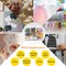 50Pcs Sewing Clips & 400PCS Sewing Pins with Box, Assorted Colors Quilting Clips Fabric Clips for Sewing Quilting Supplies Crafting Tools, Straight Pins with Colored Pearlized Ball Heads Long 1.6inch
